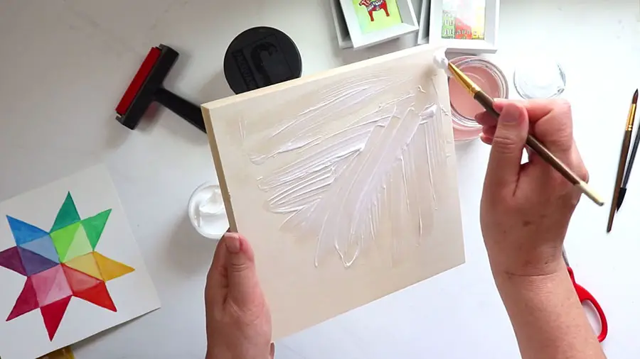 How to Paint Watercolor on Wood