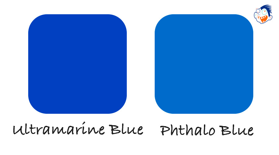 Ultramarine vs Phthalo Blue