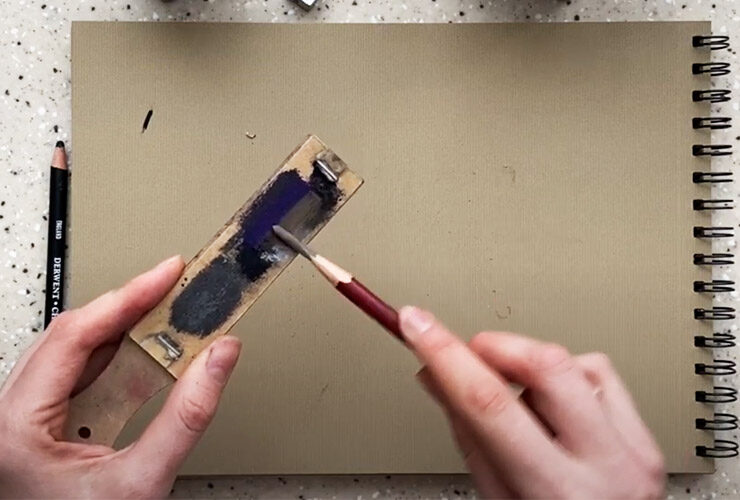 How to Sharpen Pastel Pencils