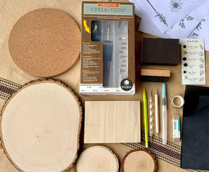 Basic Wood Burning and Pyrography Tools, Tips, and Free Pattern by L S  Irish