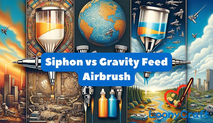 Siphon vs Gravity Feed Airbrush